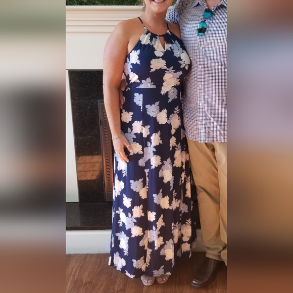 Candie's Dresses & Skirts - Candie's navy and floral dress